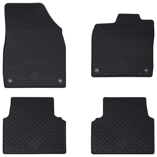 vidaXL Bilmatte 4 pcs Svart tilpasset VW ID.3 2019- Gummi