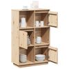vidaXL Highboard 74x35x117 cm heltre furu