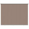 vidaXL Utend&oslash;rs Rullegardin 90% UV-blokk Gr&aring;brun 180 x 140 cm HDPE