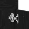 vidaXL Baderomsvaskskap svart eik 60x38,5x46 cm konstruert tre