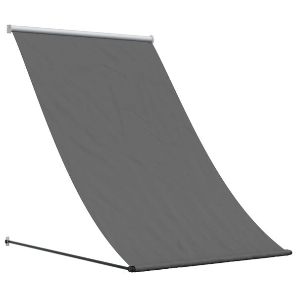 vidaXL Uttrekkbar markise antrasitt 150x150 cm stoff og st&aring;l