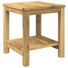 vidaXL Kaffebord Hvitvasket 40,5 x 40 x 45 cm Solid akasietre