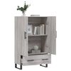 vidaXL Highboard gr&aring; sonoma 69,5x31x115 cm konstruert tre