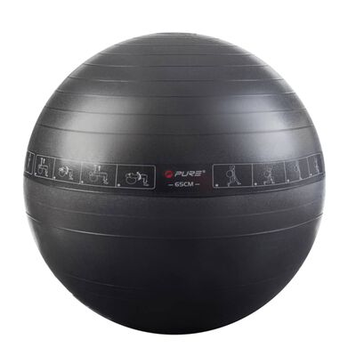 Pure2Improve Treningsball 65 cm svart