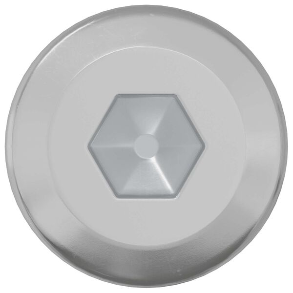 vidaXL L&aring;seskrue Ensfarget 2 pcs s&oslash;lv M6 x 35 mm St&aring;l