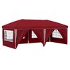 vidaXL Pop-up Festtelt 575 x 288 x 245 cm Burgunder