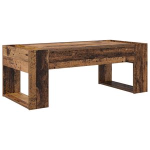 vidaXL Kaffebord Gammelt tre 110 x 50 x 41 cm Konstruert tre