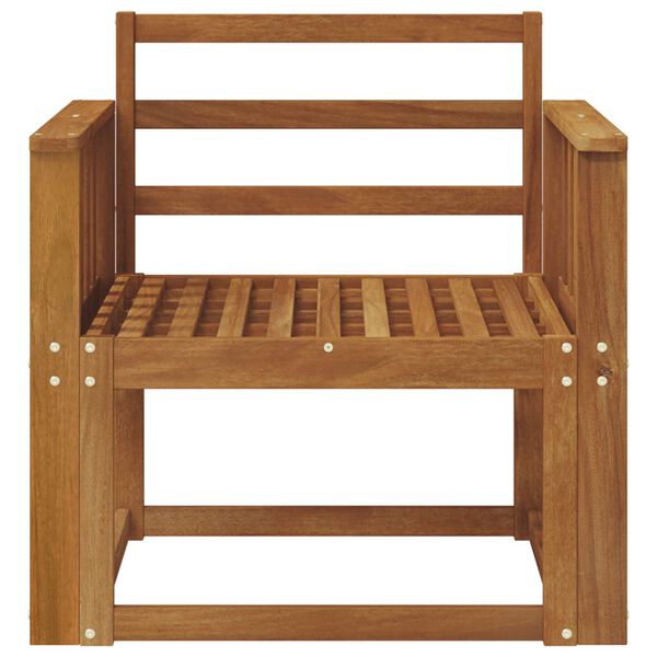 vidaXL Utesofa Solid akasietre Naturlig