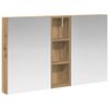vidaXL Baderomsskapsett 3 stk. Artisan eik 100 x 10,5 x 60,5 cm