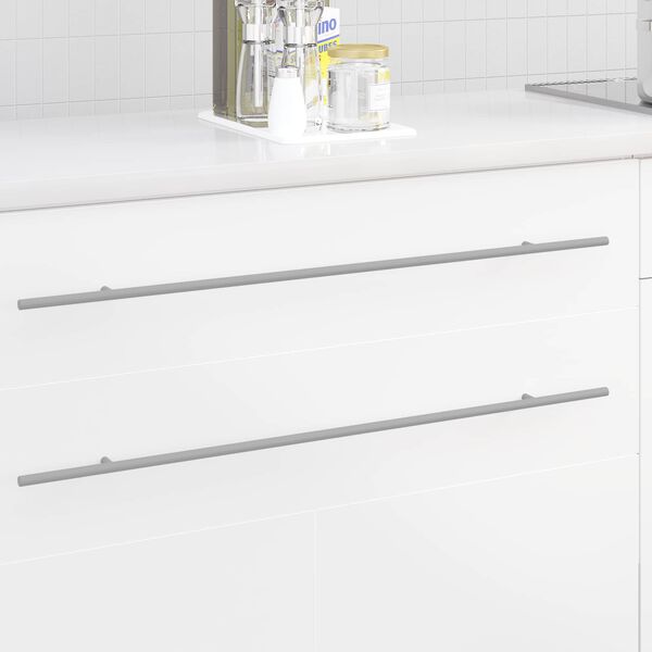 vidaXL Kabinett h&aring;ndtak 12 pcs s&oslash;lv 800 mm Rustfritt St&aring;l