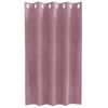 vidaXL Blendingsgardiner 2 pcs M&oslash;rk rosa 140 x 140 cm Fl&oslash;yel
