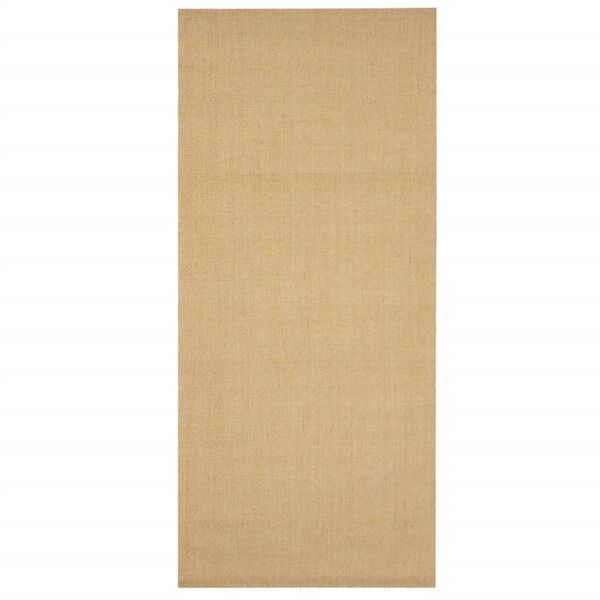 vidaXL Teppe naturlig sisal 66x150 cm