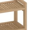 vidaXL Sidebord til baderom 60x30x45 cm heltre teak