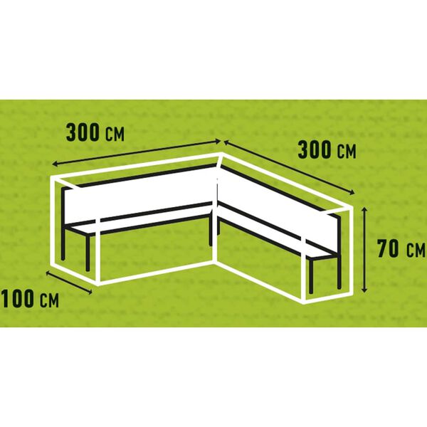 Madison M&oslash;beltrekk 300x300x70 cm venstre