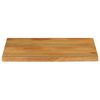 vidaXL Bordplate naturlig kant 90x60x3,8 cm heltre mango