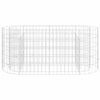 vidaXL Gabion høybed galvanisert jern 120x50x50 cm
