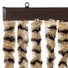 vidaXL Fluegardin beige og brun 100x230 cm chenille