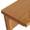 vidaXL Knaggrekke 60x16x16 cm heltre eik