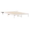 vidaXL Sengestamme med Sidebord Hvit 160 x 210 cm Massiv furu