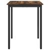 vidaXL Spisebord 60 x 60 x 75 cm METALL