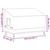 vidaXL 2-seters benktrekk 132x71x56/81 cm 600D oxfordstoff