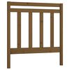 vidaXL Sengegavl honningbrun 106x4x100 cm heltre furu