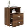 vidaXL Nattbord 2 stk brun eik 50x32x60 cm