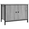 vidaXL TV-benk med d&oslash;rer gr&aring; sonoma 60x35x45 cm konstruert tre