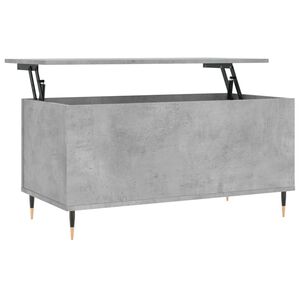 vidaXL Salongbord betonggr&aring; 90x44,5x45 cm konstruert tre