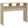 vidaXL Konsollbord sonoma eik 105x30x80 cm konstruert tre