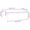 vidaXL Innvendbar Markise Antrasitt 400 x 200 cm
