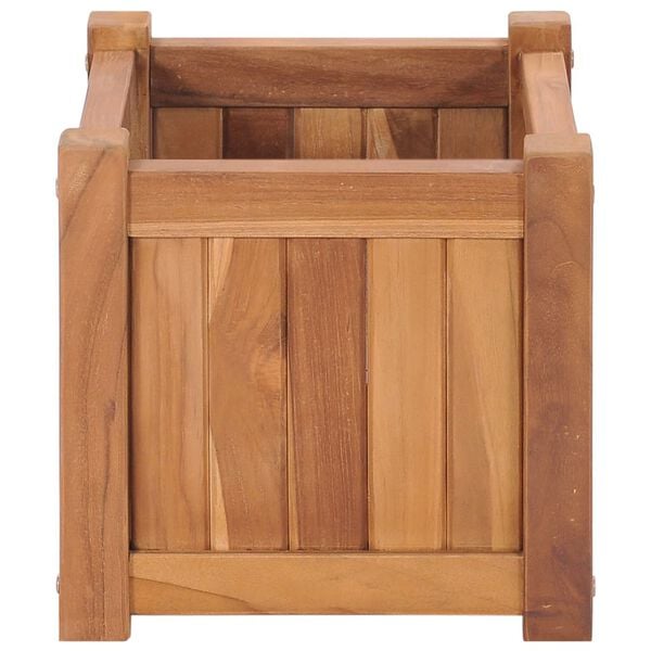 vidaXL Høybed 30x30x30 cm heltre teak