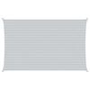 vidaXL Solskygge seil Lys Gr&aring; og Hvit 8 x 5 m 100% polyester Oxford