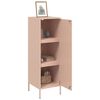 vidaXL Highboard rosa 36x39x113 cm st&aring;l