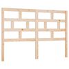 vidaXL Sengegavl 141x4x100 cm heltre furu
