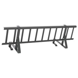 vidaXL Tak sn&oslash;fanger Antrasitt 100 x 29,5 x 34,5 cm St&aring;l