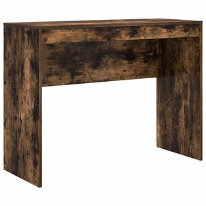 vidaXL Skrivebord R&oslash;kt eik 100 x 40 x 76 cm