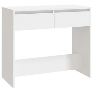 vidaXL Konsollbord hvit 89x41x76,5 cm konstruert tre