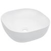 vidaXL Vask 42,5x42,5x14,5 cm keramikk hvit