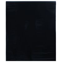 vidaXL Vindusfilm statisk frostet svart 45x1000 cm PVC