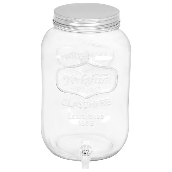 vidaXL Drikkedispensere 2 stk 8050 ml glass
