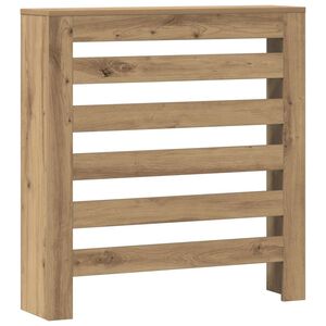 vidaXL Radiatordeksel artisan eik 78x20x82 cm konstruert tre