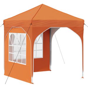 vidaXL Pop-up Festtelt 192 x 192 x 245 cm Oransje