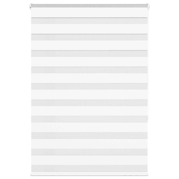 vidaXL Sebragardin hvit 115x150 cm stoff bredde 110,9 cm polyester