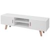 vidaXL TV-benk MDF 150x35x48,5 cm h&oslash;yglans hvit