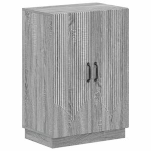 vidaXL Sko Skap HOORN 59,5 x 39,5 x 87 cm Konstruert tre Gr&aring; Sonoma