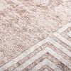 vidaXL Vaskbart teppe 190x300 cm beige sklisikker