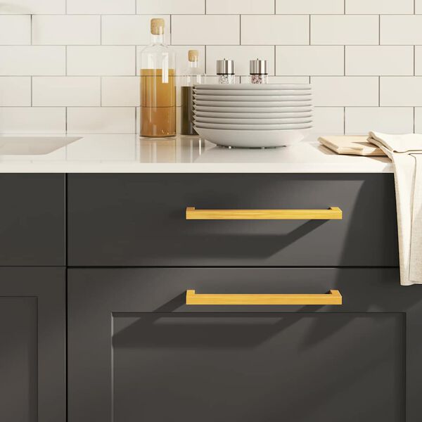 vidaXL Skaph&aring;ndtak 5 stk gulv 224 mm rustfritt st&aring;l