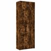 vidaXL Oppbevaringsskap r&oslash;kt eik 80x42,5x225 cm konstruert tre