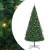 vidaXL Juletre med dekorative strenglys gr&oslash;nn 400 cm PVC